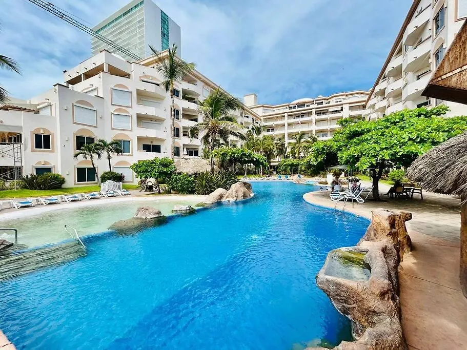 マサトランDepartamento Frente Al Mar En Zona Cerritosアパートメント アパート